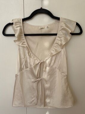 Wilfred Tonka Light Birch Satin Tank Top